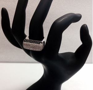 Picture of Black and White Diamond Ring