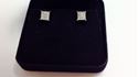Picture of Square Princess Diamond Earrings